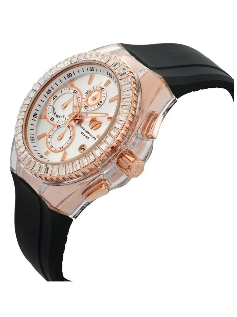 NWT Technomarine Cruise Chronograph Quartz Crystal Silver Dial Men's Watch